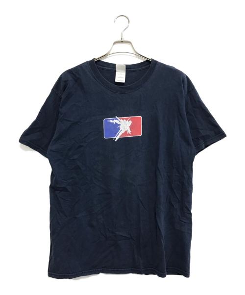 アニメーションTシャツ（アニメーションTシャツ）アニメーションTシャツ (アニメーションTシャツ) 00s GUNDAM SEED(ガンダム・シード) アニメーションTシャツ ネイビー サイズ:Lの古着・服飾アイテム
