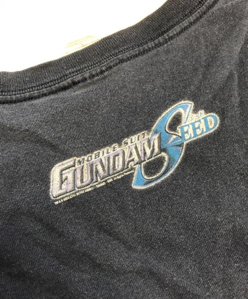 アニメーションTシャツ（アニメーションTシャツ）アニメーションTシャツ (アニメーションTシャツ) 00s GUNDAM SEED(ガンダム・シード) アニメーションTシャツ ネイビー サイズ:Lの古着・服飾アイテム