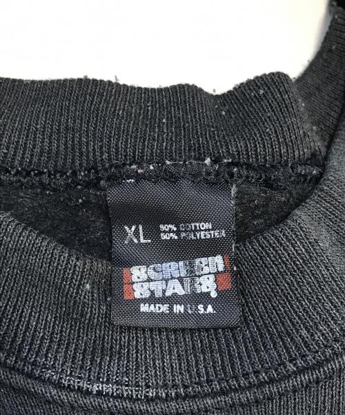 SCREEN STARS BEST（スクリーンズスターズベスト）SCREEN STARS BEST (スクリーンズスターズベスト) ラグランスウェット ブラック サイズ:XL　　　の古着・服飾アイテム