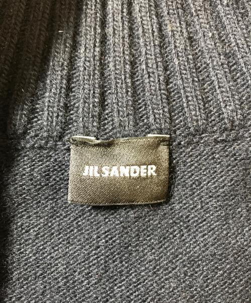 JIL SANDER（ジルサンダー）JIL SANDER (ジルサンダー) ドライバーズニット ネイビー サイズ:48の古着・服飾アイテム