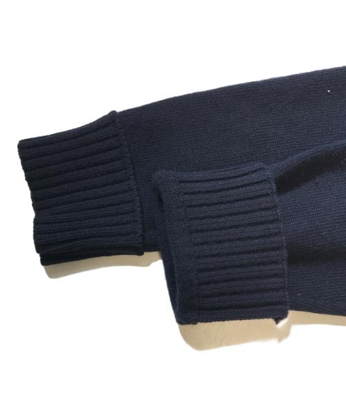 JIL SANDER（ジルサンダー）JIL SANDER (ジルサンダー) ドライバーズニット ネイビー サイズ:48の古着・服飾アイテム