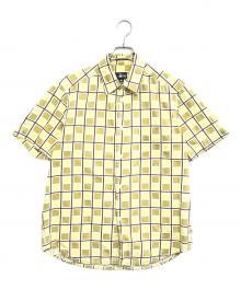 stussy（ステューシー）の古着「半袖総柄シャツ」｜イエロー
