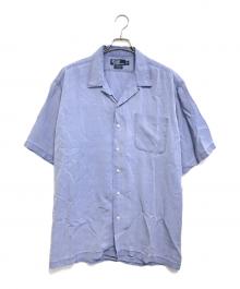 POLO RALPH LAUREN（ポロ・ラルフローレン）の古着「オープンカラーシャツ」｜ブルー
