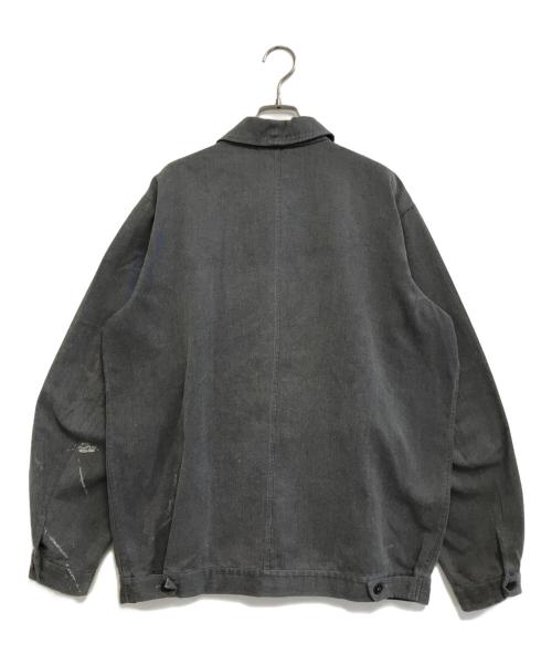 VINTAGE MILITARY（ヴィンテージ ミリタリー）VINTAGE MILITARY (ヴィンテージ ミリタリー) SWEDISH ARMY ユーロワークジャケット グレー サイズ:表記なしの古着・服飾アイテム