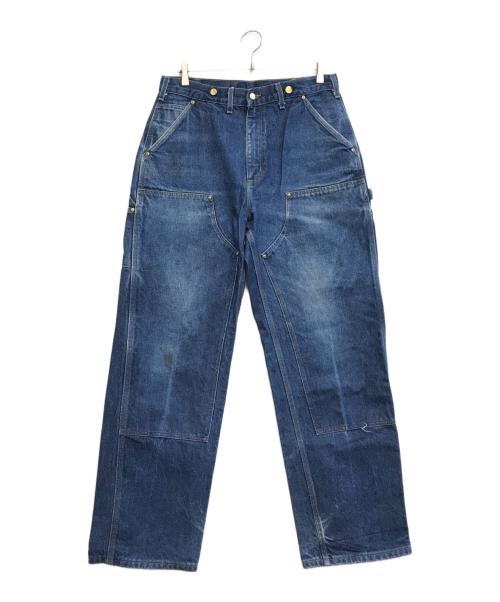 CarHartt（カーハート）CarHartt (カーハート) ダブルニーデニムパンツ インディゴ サイズ:34×32の古着・服飾アイテム