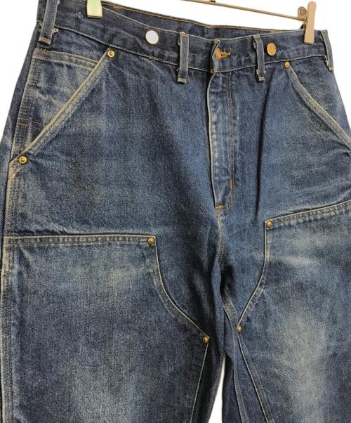 CarHartt（カーハート）CarHartt (カーハート) ダブルニーデニムパンツ インディゴ サイズ:34×32の古着・服飾アイテム