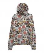 Hysteric Glamourヒステリックグラマー）の古着「総柄ジップパーカー」｜グレー