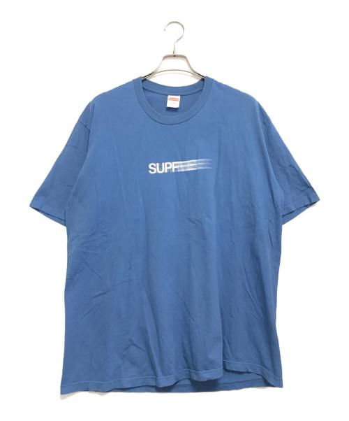 SUPREME（シュプリーム）SUPREME (シュプリーム) motion logo tee ブルー サイズ:XLの古着・服飾アイテム