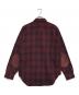 TOWN CRAFT (タウンクラフト) エルボーパッチ付オンブレチェックシャツ レッド サイズ:表記なし：11000円