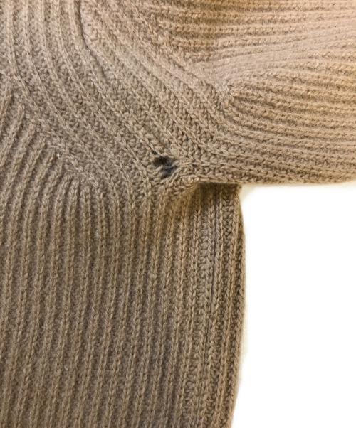 Yves Saint Laurent（イヴサンローラン）Yves Saint Laurent (イヴサンローラン) 金釦ニットカーディガン ブラウン サイズ:Mの古着・服飾アイテム