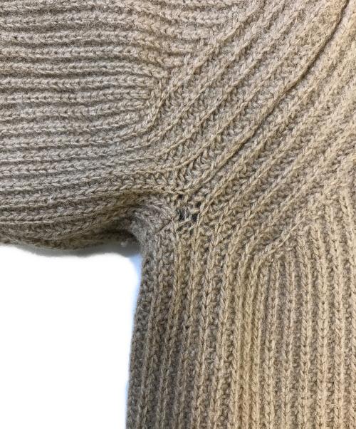 Yves Saint Laurent（イヴサンローラン）Yves Saint Laurent (イヴサンローラン) 金釦ニットカーディガン ブラウン サイズ:Mの古着・服飾アイテム