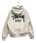 stussy (ステューシー) プルオーバーパーカー アイボリー サイズ:M 未使用品：17000円