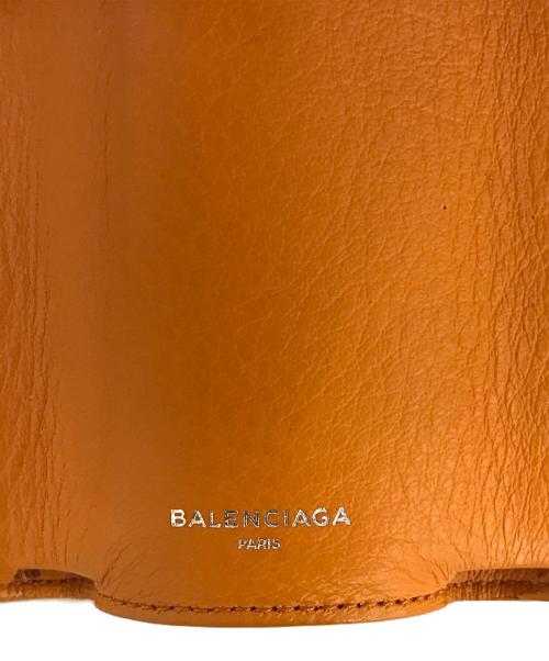 BALENCIAGA（バレンシアガ）BALENCIAGA (バレンシアガ) 3つ折り財布 オレンジの古着・服飾アイテム