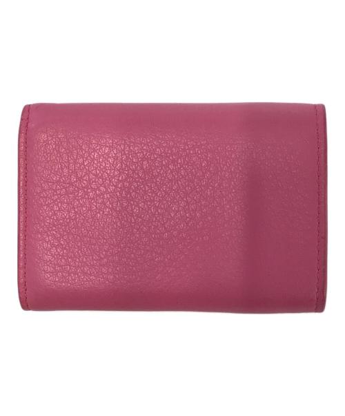 BALENCIAGA（バレンシアガ）BALENCIAGA (バレンシアガ) 3つ折り財布 ピンクの古着・服飾アイテム