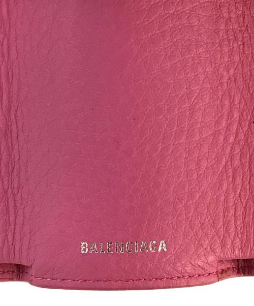 BALENCIAGA（バレンシアガ）BALENCIAGA (バレンシアガ) 3つ折り財布 ピンクの古着・服飾アイテム