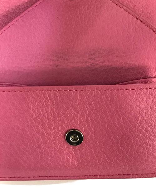 BALENCIAGA（バレンシアガ）BALENCIAGA (バレンシアガ) 3つ折り財布 ピンクの古着・服飾アイテム