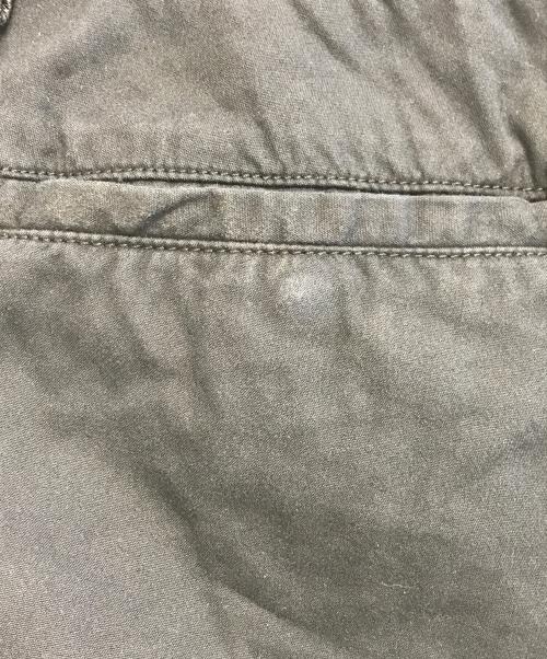 EMPORIO ARMANI（エンポリオアルマーニ）EMPORIO ARMANI (エンポリオアルマーニ) レザーコンビパンツ ブラック サイズ:52の古着・服飾アイテム