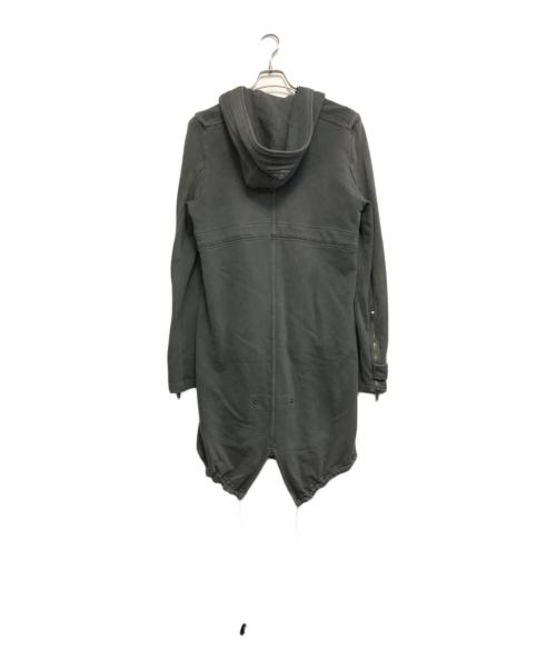 DIESEL（ディーゼル）DIESEL (ディーゼル) スウェットモッズコート グレー サイズ:Sの古着・服飾アイテム