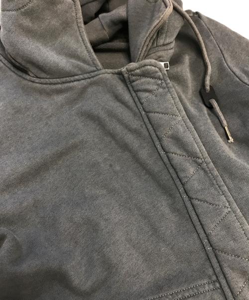 DIESEL（ディーゼル）DIESEL (ディーゼル) スウェットモッズコート グレー サイズ:Sの古着・服飾アイテム