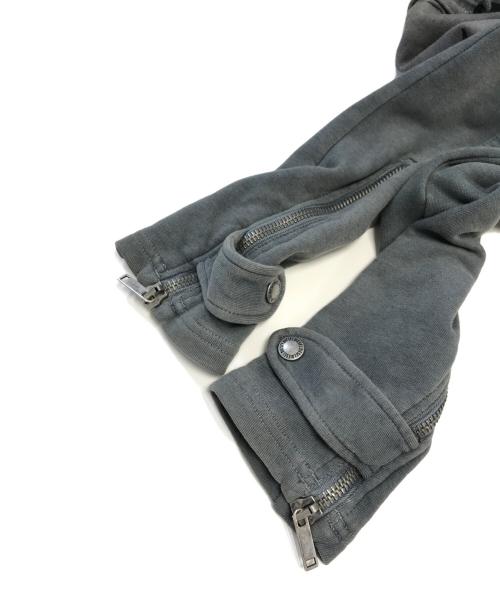 DIESEL（ディーゼル）DIESEL (ディーゼル) スウェットモッズコート グレー サイズ:Sの古着・服飾アイテム