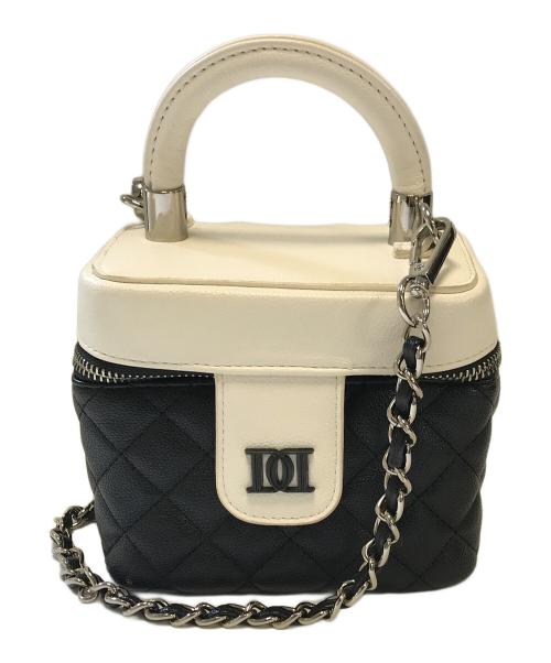 darich（ダーリッチ）darich (ダーリッチ) キルティングミニバッグ ブラック×ホワイトの古着・服飾アイテム