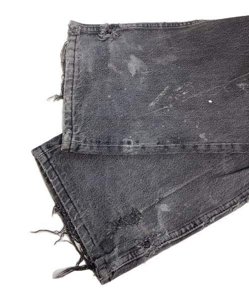 LEVI'S（リーバイス）LEVI'S (リーバイス) 後染501ブラックデニムパンツ ブラック サイズ:W36 L30の古着・服飾アイテム