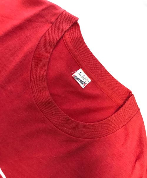 SCREEN STARS（スクリーンズスターズ）SCREEN STARS (スクリーンズスターズ) 企業プリントTシャツ レッド サイズ:Lの古着・服飾アイテム