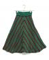 MIU MIU（ミュウミュウ）の古着「総柄ニットスカート」｜グリーン