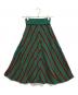 MIU MIU (ミュウミュウ) 総柄ニットスカート グリーン サイズ:36：20000円