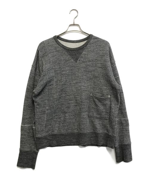 Maison Margiela（メゾンマルジェラ）Maison Margiela (メゾンマルジェラ) 再構築スウェット グレー サイズ:46の古着・服飾アイテム