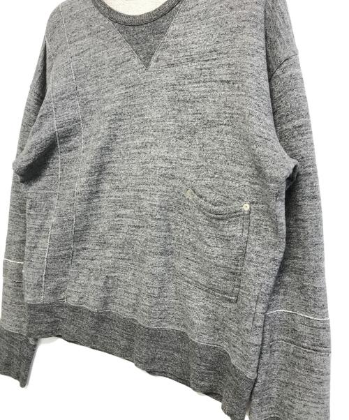 Maison Margiela（メゾンマルジェラ）Maison Margiela (メゾンマルジェラ) 再構築スウェット グレー サイズ:46の古着・服飾アイテム