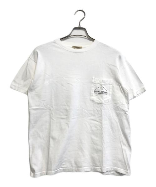 BANANA REPUBLIC（バナナリパブリック）BANANA REPUBLIC (バナナリパブリック) ポケットTシャツ ホワイト サイズ:Sの古着・服飾アイテム