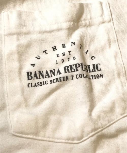 BANANA REPUBLIC（バナナリパブリック）BANANA REPUBLIC (バナナリパブリック) ポケットTシャツ ホワイト サイズ:Sの古着・服飾アイテム