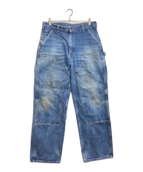 CarHartt（カーハート）CarHartt (カーハート) ダブルニーデニムペインターパンツ インディゴ サイズ:34×32の古着・服飾アイテム