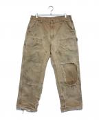 CarHarttカーハート）の古着「ダブルニーペインターパンツ」｜ベージュ