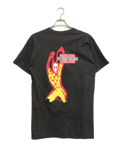 バンドTシャツ（バンドTシャツ）バンドTシャツ (バンドTシャツ) 90s The Rolling Stones(ザ・ローリングストーンズ) バンドTシャツ ブラック サイズ:Lの古着・服飾アイテム