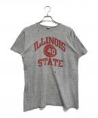 Championチャンピオン）の古着「プリントTシャツ」｜グレー