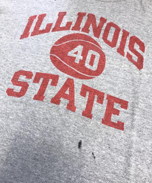 Champion（チャンピオン）Champion (チャンピオン) プリントTシャツ グレー サイズ:X-LARGEの古着・服飾アイテム