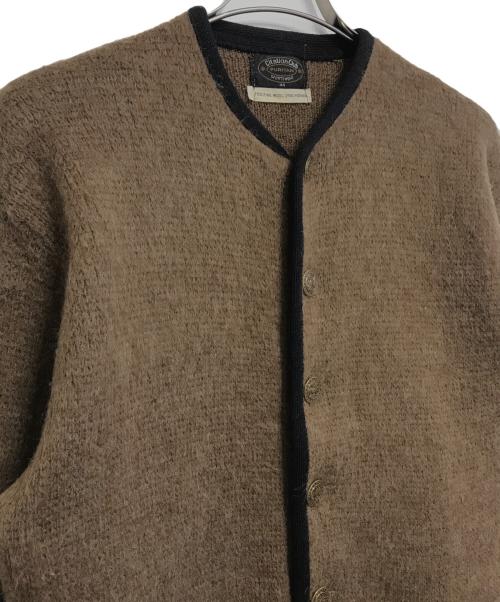 PURITAN（ピューリタン）PURITAN (ピューリタン) チロリアンカーディガン ブラウン サイズ:44の古着・服飾アイテム