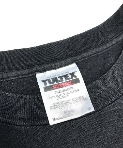 TULTEX（タルテックス）TULTEX (タルテックス) プリントTシャツ ブラック サイズ:Mediumの古着・服飾アイテム