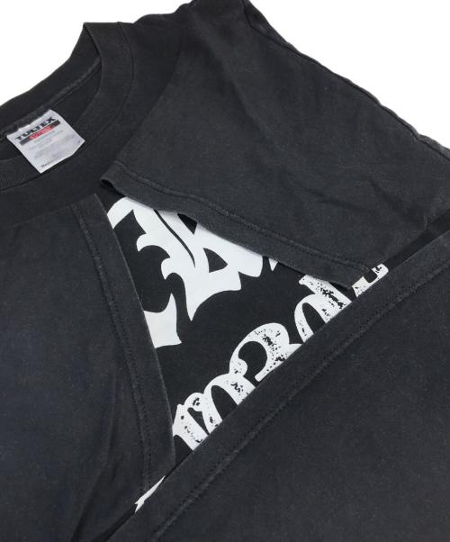 TULTEX（タルテックス）TULTEX (タルテックス) プリントTシャツ ブラック サイズ:Mediumの古着・服飾アイテム