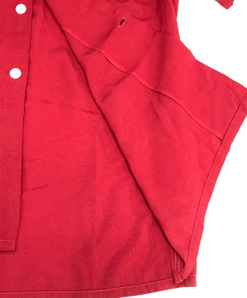 CROWN PRINCE（クラウン プリンス）CROWN PRINCE (クラウン プリンス) レーヨンボーリングシャツ レッド サイズ:Mの古着・服飾アイテム