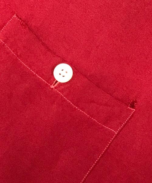 CROWN PRINCE（クラウン プリンス）CROWN PRINCE (クラウン プリンス) レーヨンボーリングシャツ レッド サイズ:Mの古着・服飾アイテム