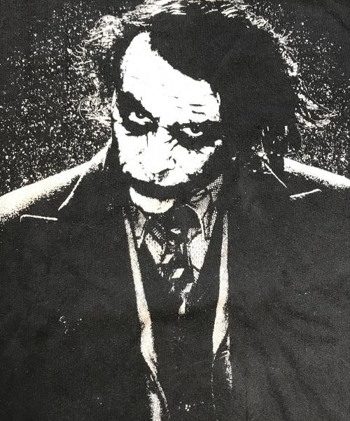 ムービーTシャツ（ムービーTシャツ）ムービーTシャツ (ムービーTシャツ) 00s THE DARK KNIGHT(ダークナイト) ムービーTシャツ ブラック サイズ:Lの古着・服飾アイテム