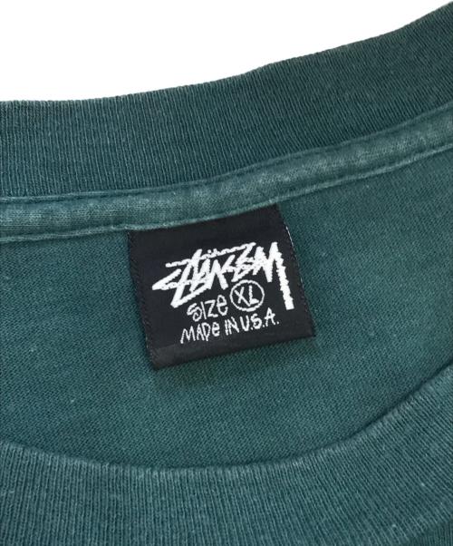 stussy（ステューシー）stussy (ステューシー) Tシャツ グリーン サイズ:XLの古着・服飾アイテム