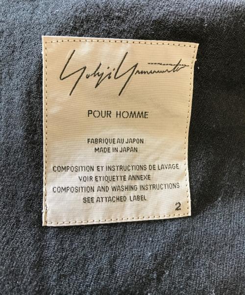 Yohji Yamamoto pour homme（ヨウジヤマモト プールオム）Yohji Yamamoto pour homme (ヨウジヤマモト プールオム) チェスターコート ブラック サイズ:2の古着・服飾アイテム