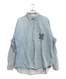 cotton deluxs casuals（コットンデラックスカジュアルズ）の古着「デニムシャツ」｜インディゴ
