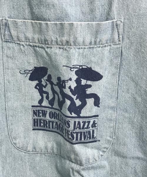 cotton deluxs casuals（コットンデラックスカジュアルズ）cotton deluxs casuals (コットンデラックスカジュアルズ) デニムシャツ インディゴ サイズ:XLの古着・服飾アイテム