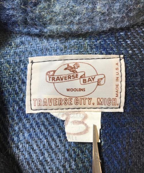 TRAVERSE BAY（トラヴァース・ベイ）TRAVERSE BAY (トラヴァース・ベイ) オンブレスポーツジャケット ネイビー サイズ:表記なしの古着・服飾アイテム