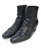 Saint Laurent Parisサンローランパリ）の古着「サイドジップブーツ」｜ブラック